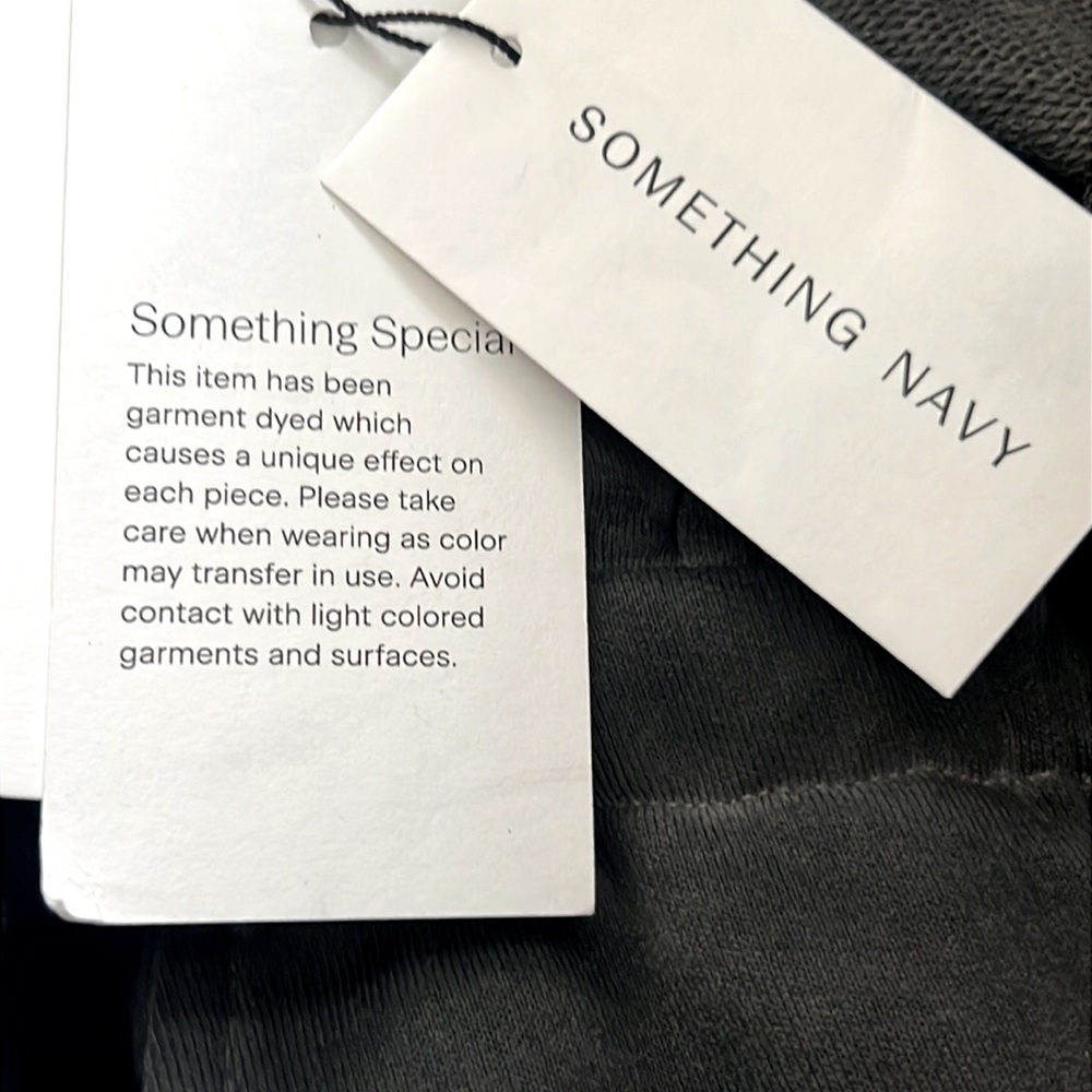 Something Navy Ruffle Waist Sweatpants - Picture 10 of 12